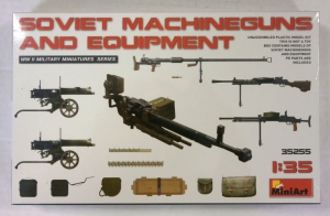 MINIART 1/35 35255 SOVIET MACHINE GUNS   EQUIPMENT